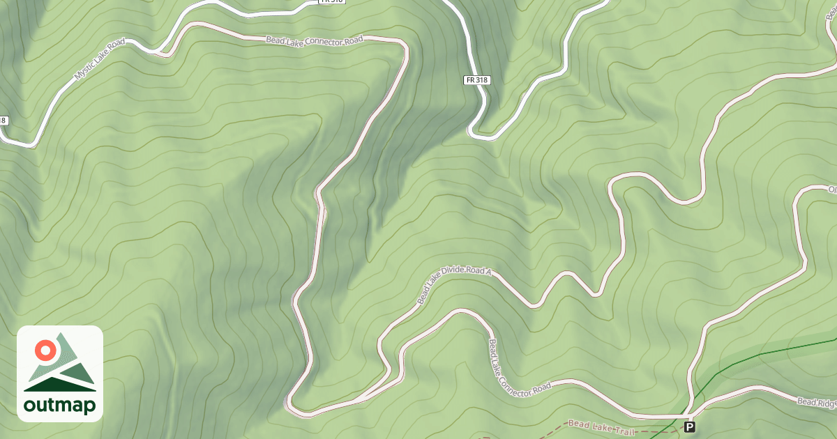 Map of BEAD LAKE CONNECTION