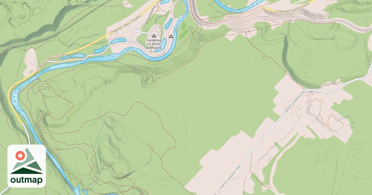 Map of Saguenay Quad Trails 108
