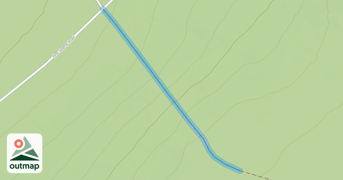 Map of Box Spring Trail