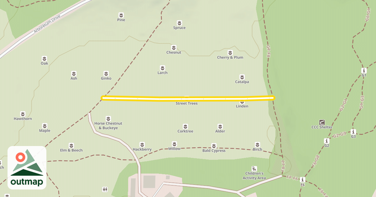 Map of Seasonal Ski Trail