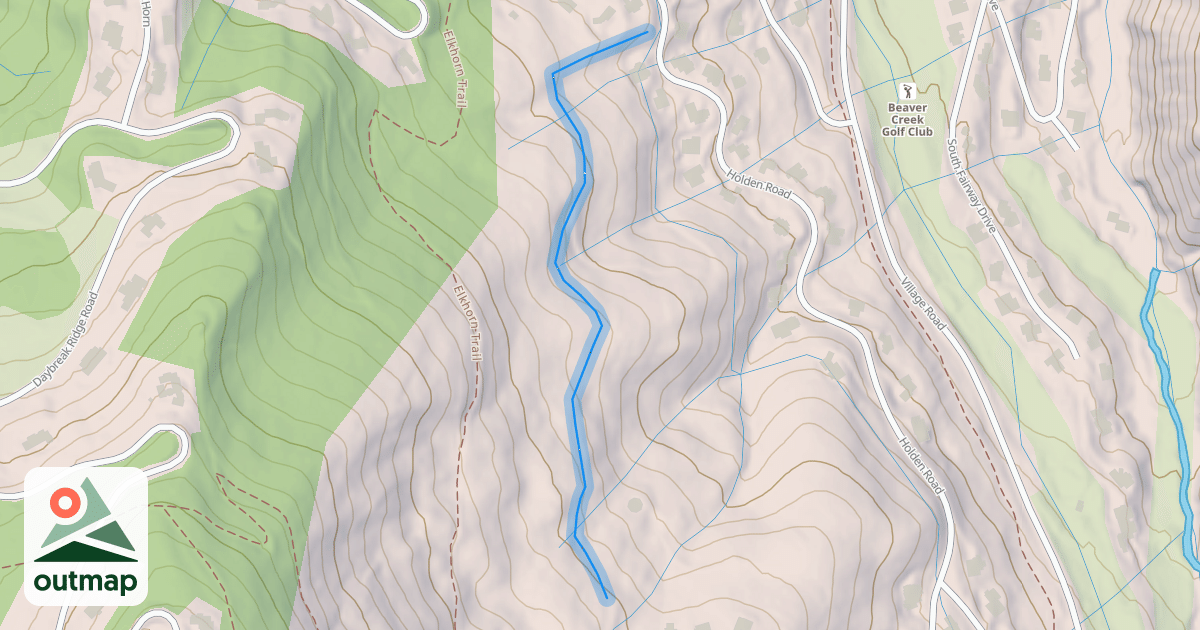 Map of Holden Skiway