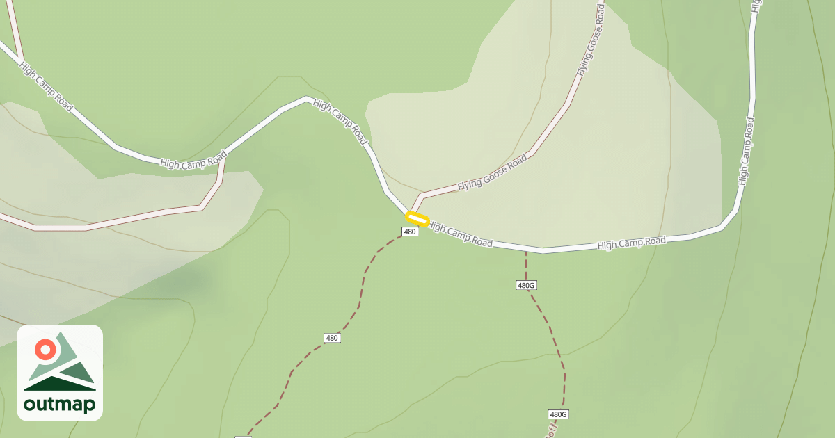 Map of High Camp Road