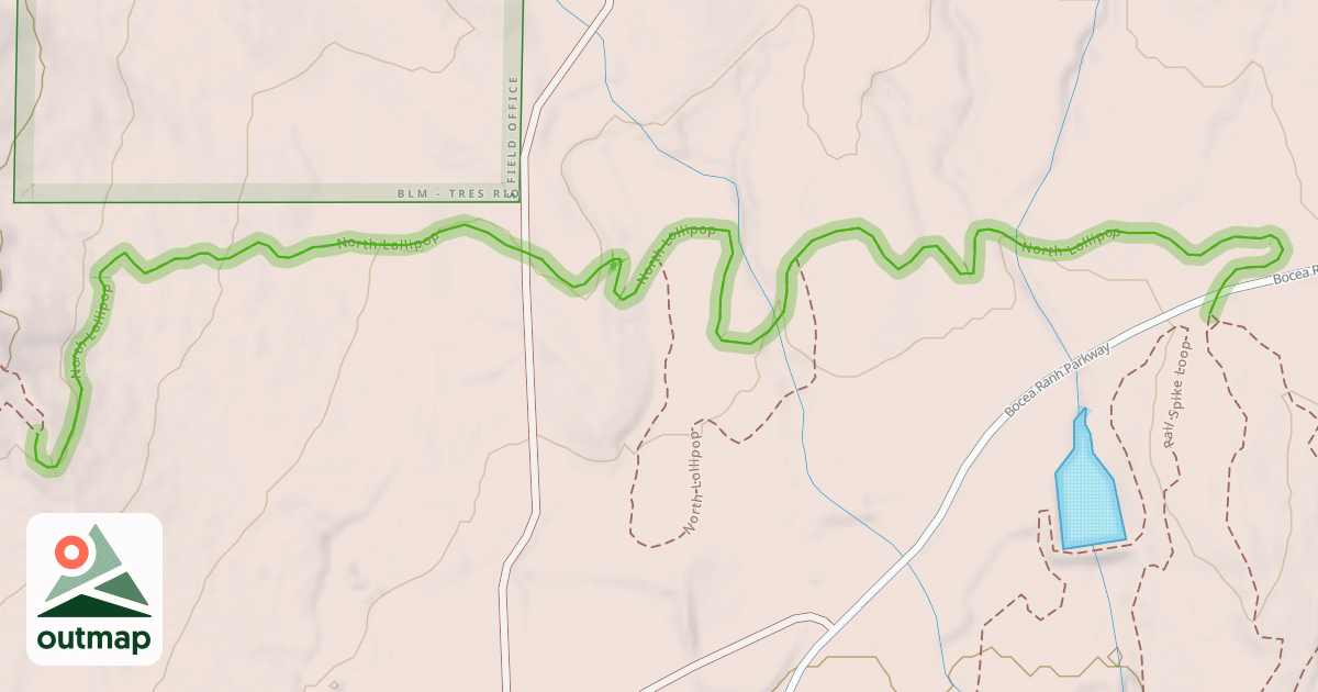Map of North Lollipop