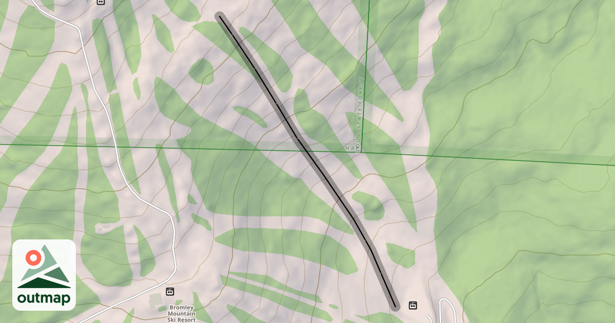 Map of No Name Chute
