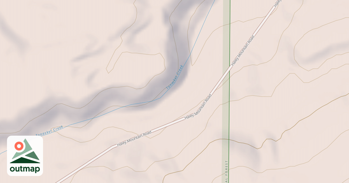 Map of HALEY MTN