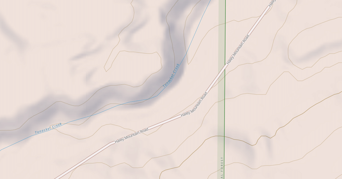 Map preview of HALEY MTN
