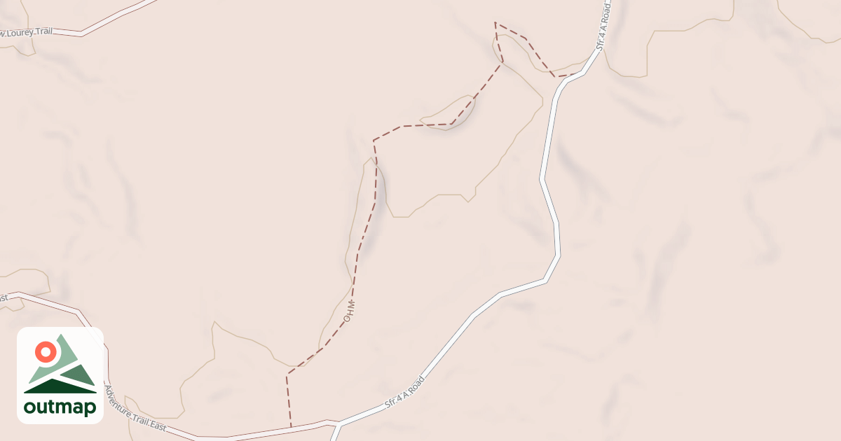 Map of Straight Arrows Trail