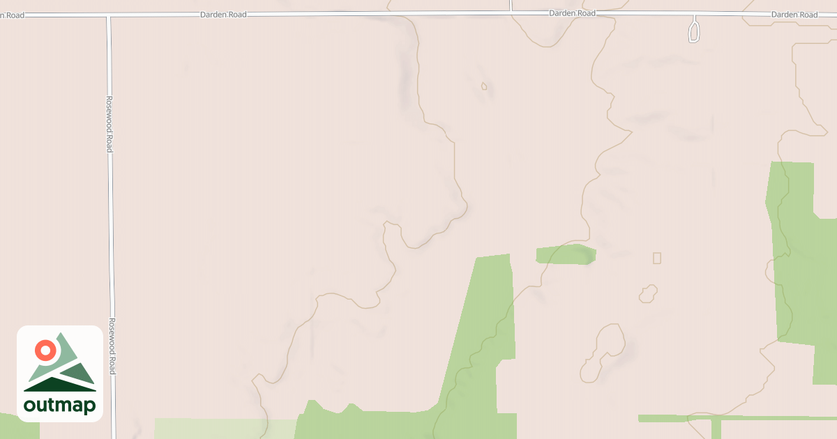 Map of Buffalo Run Snowmobile Trail