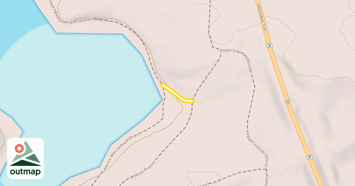 Map of Bobcat Trail
