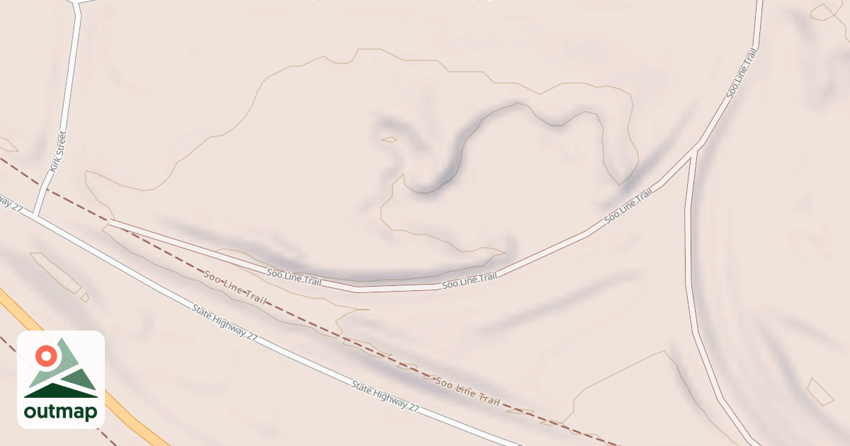Map of Soo Pits Trails