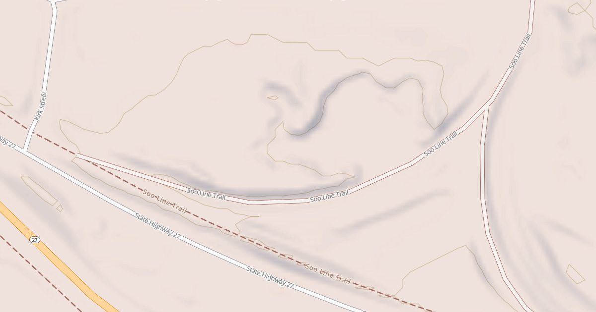 Map preview of Soo Pits Trails