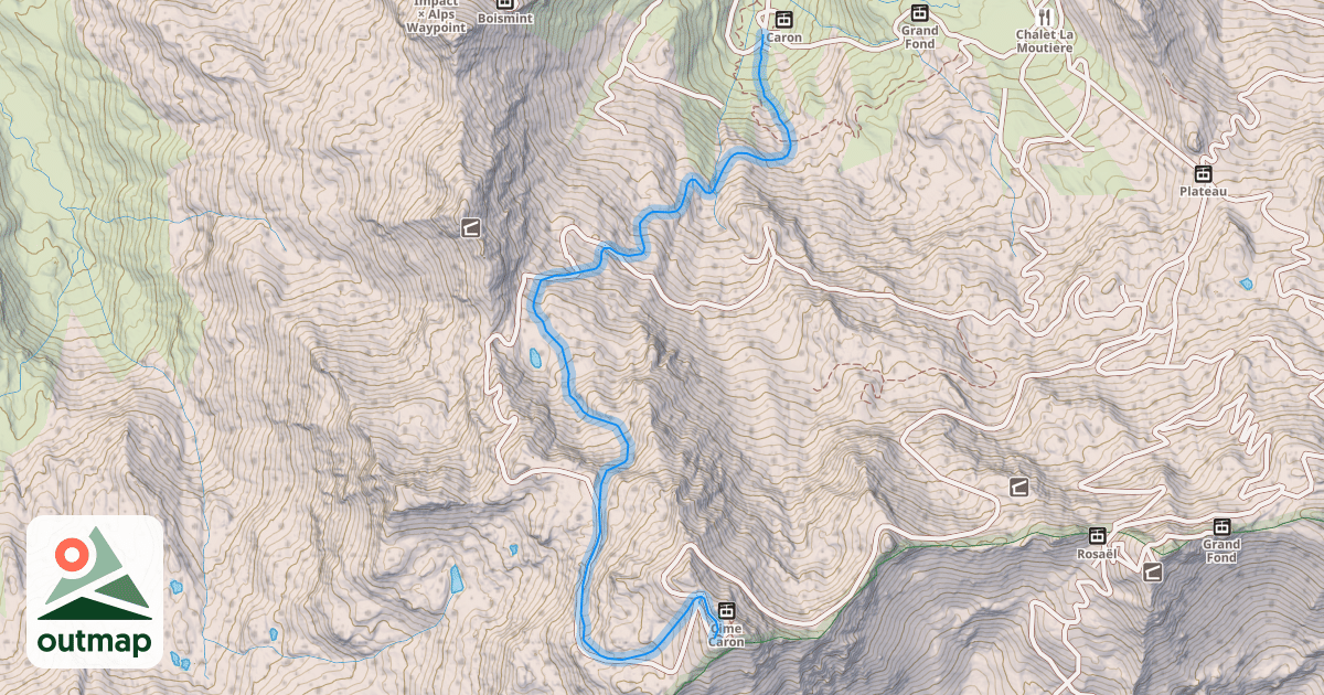 Map of Col de l'Audzin