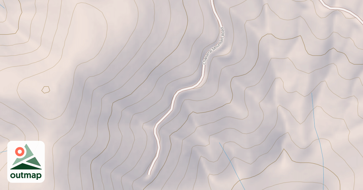 Map of CHAPARRAL MTN