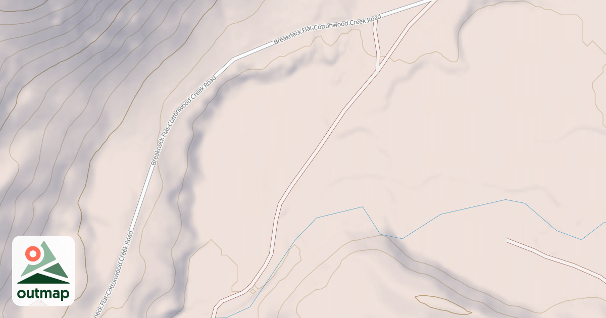 Map of COTTONWOOD CREEK DISP REC SITE