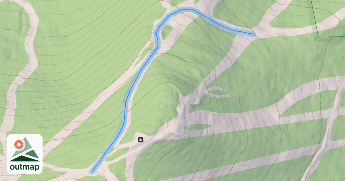 Map of Upper Goat Run
