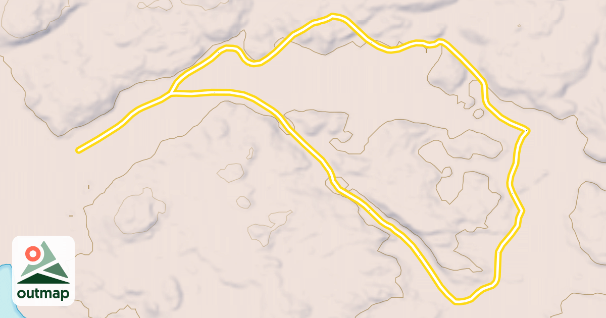 Map of Blue Trail