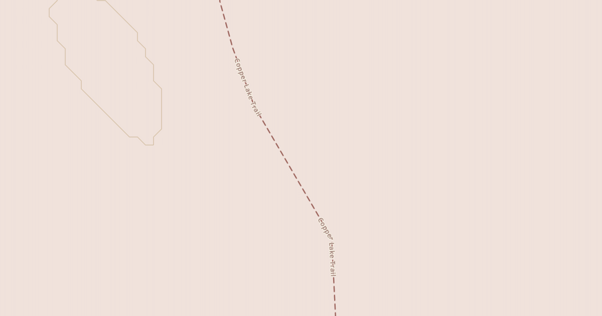Map preview of Copper Lake Trail