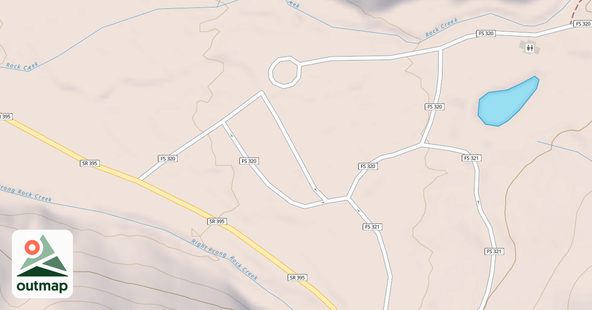 Map of LOOP F CONNECT TO ENTRANCE
