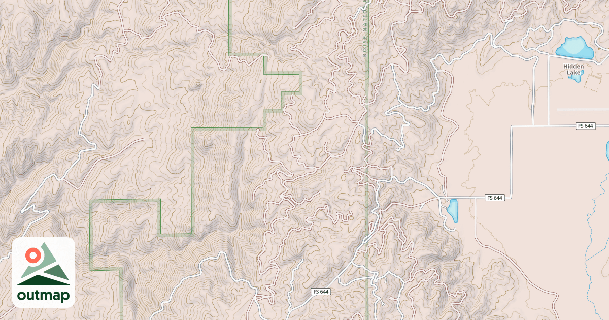 Map of OLA SLOPE
