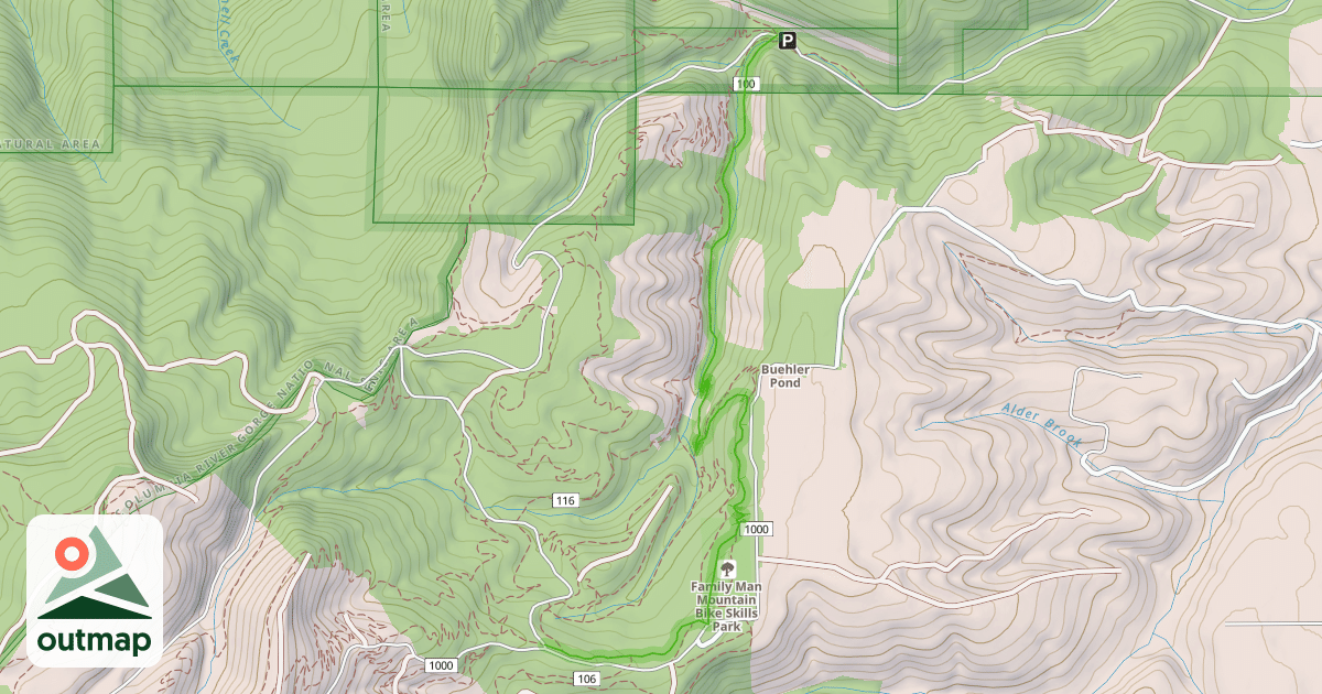 Map of Seven Streams 100