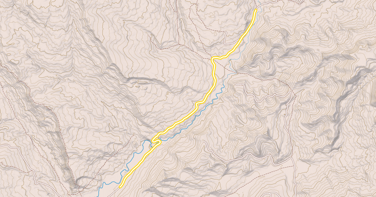Map preview of North Fork Of Fish Creek Pack Trail