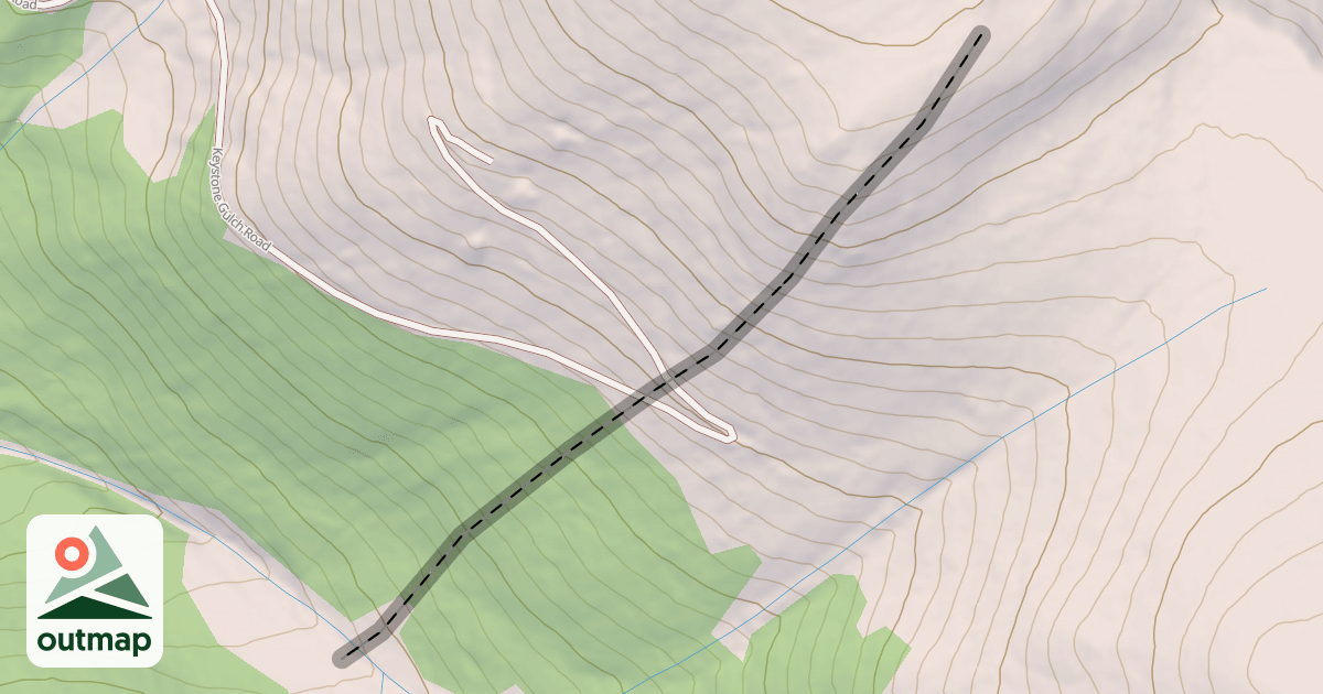 Map of Bald Mountain Glades