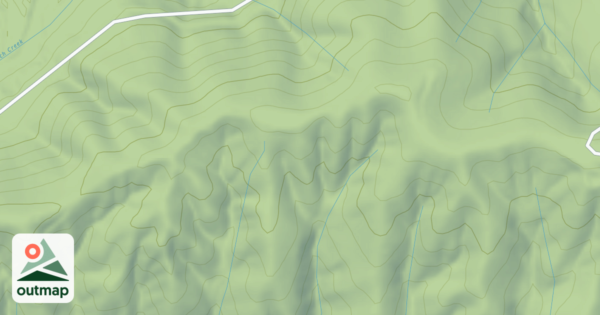 Map of PEAVINE CREEK SPUR A