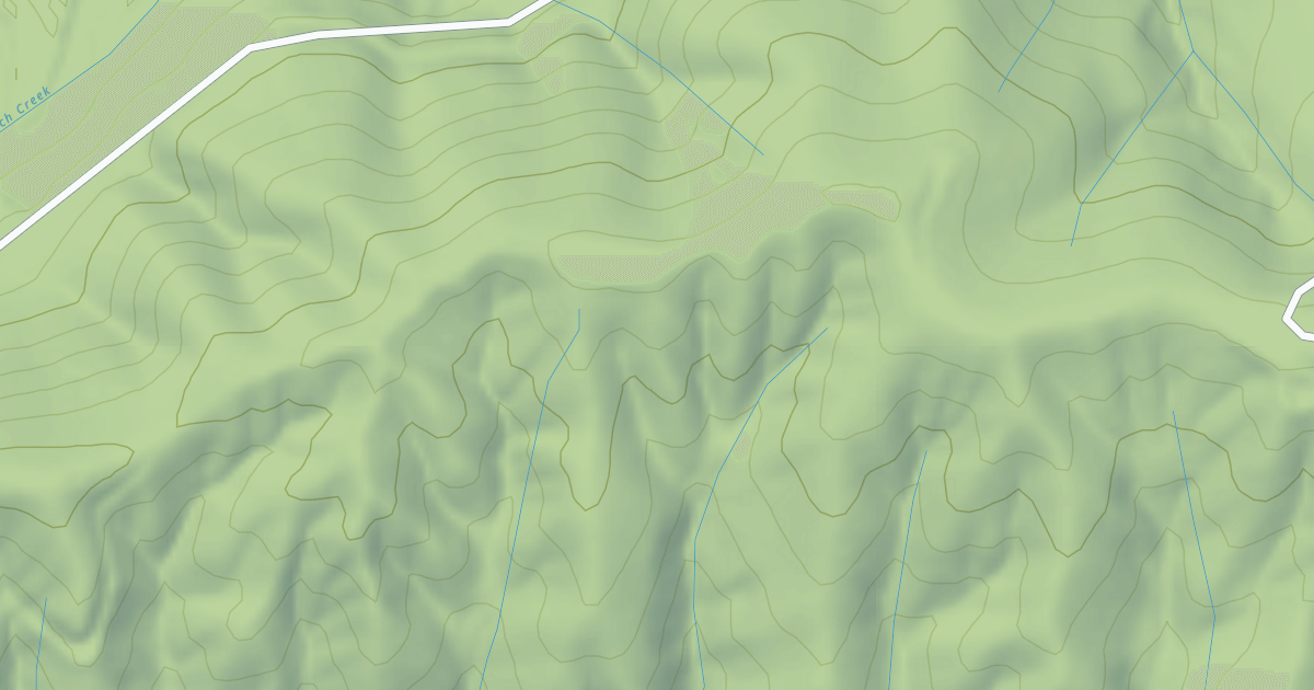 Map preview of PEAVINE CREEK SPUR A