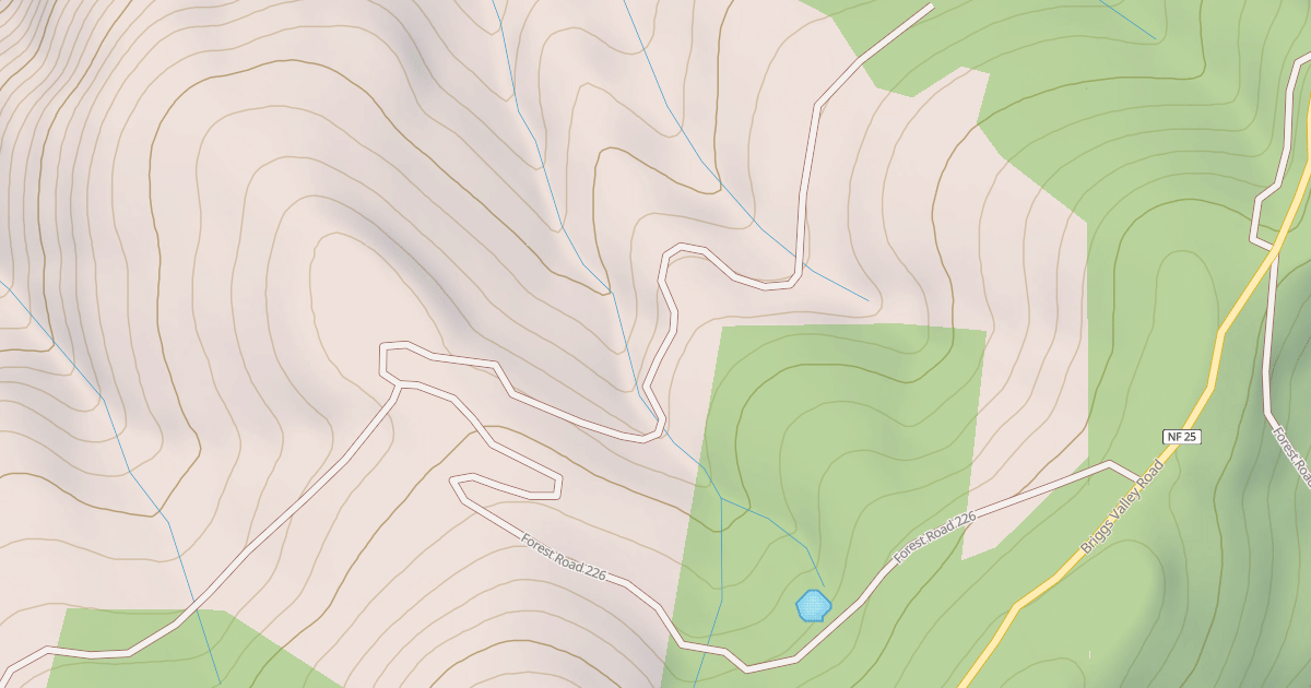 Map preview of ONION BASIN