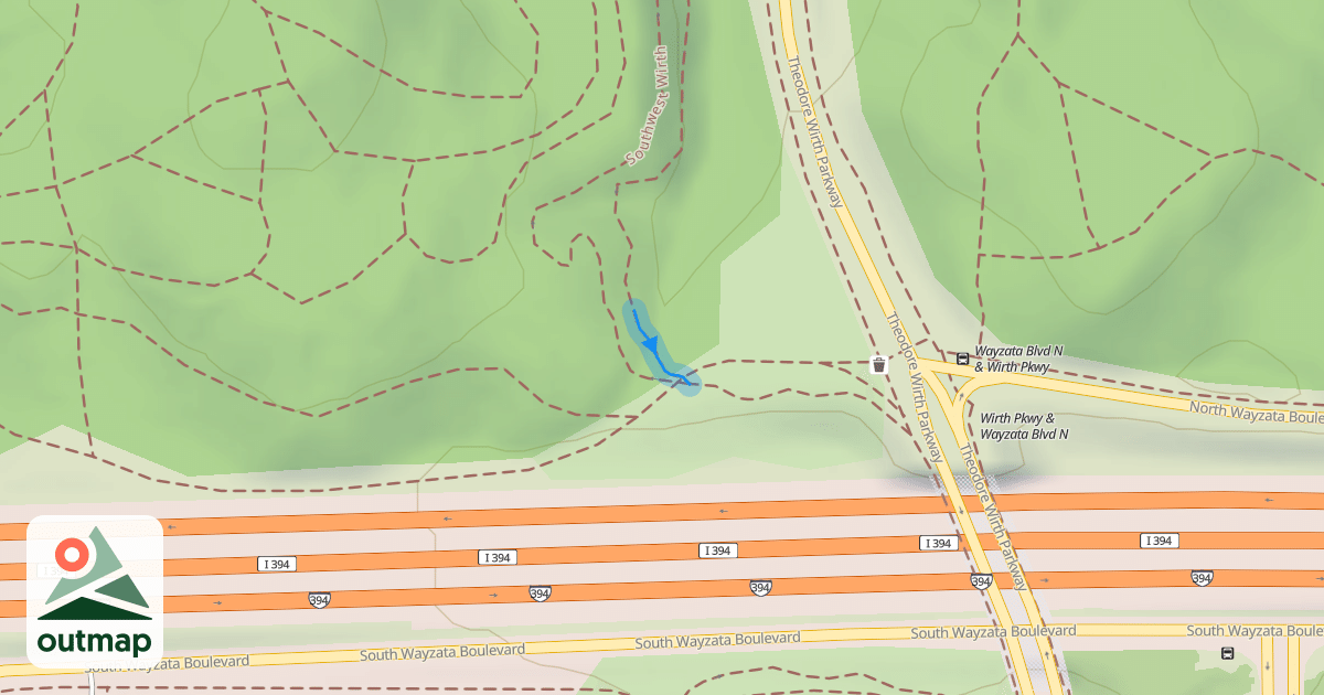 Map of Southwest Wirth