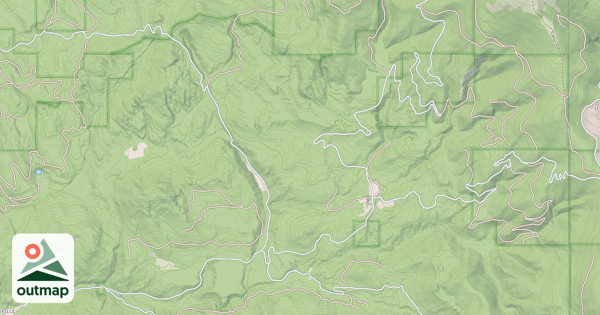 Map of NORTH FORK CHEWELAH CREEK