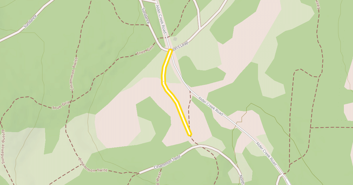 Map preview of North Fork