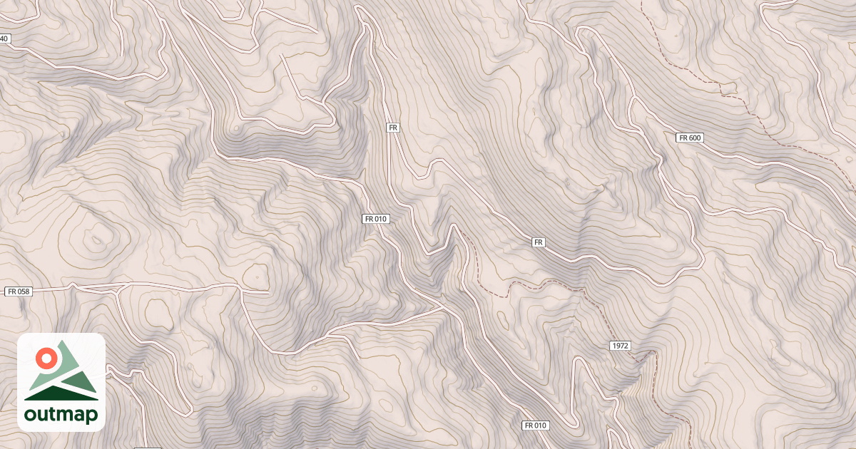 Map of LAST CHANCE CR ROAD