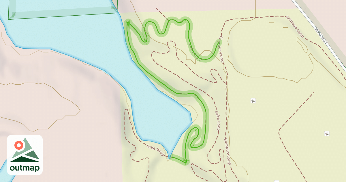 Map of Lake Loop