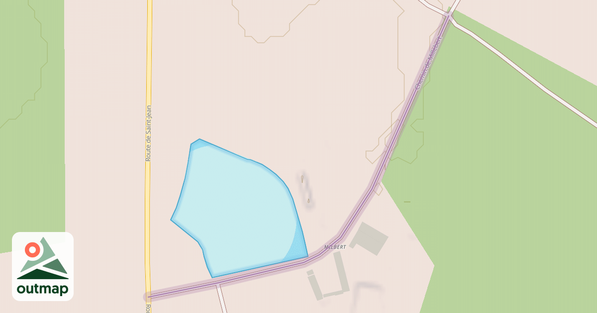 Map of Chemin de Millebert
