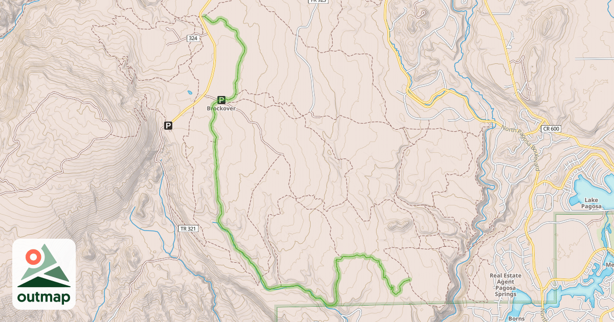 Map of Gopher Trail