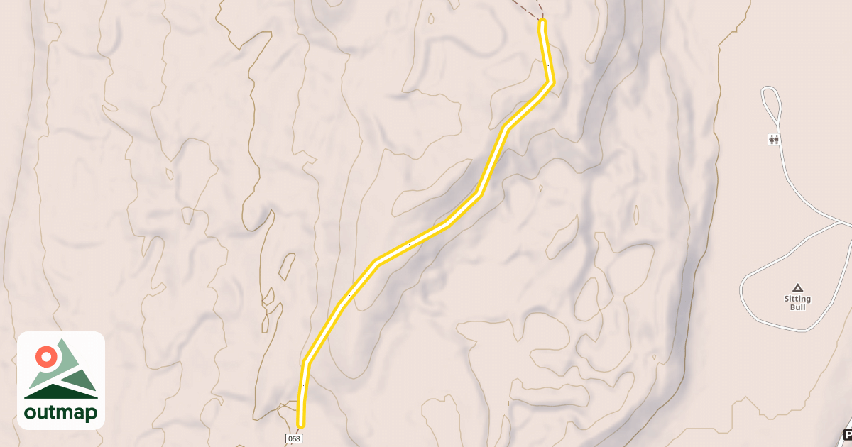 Map of Trail 068