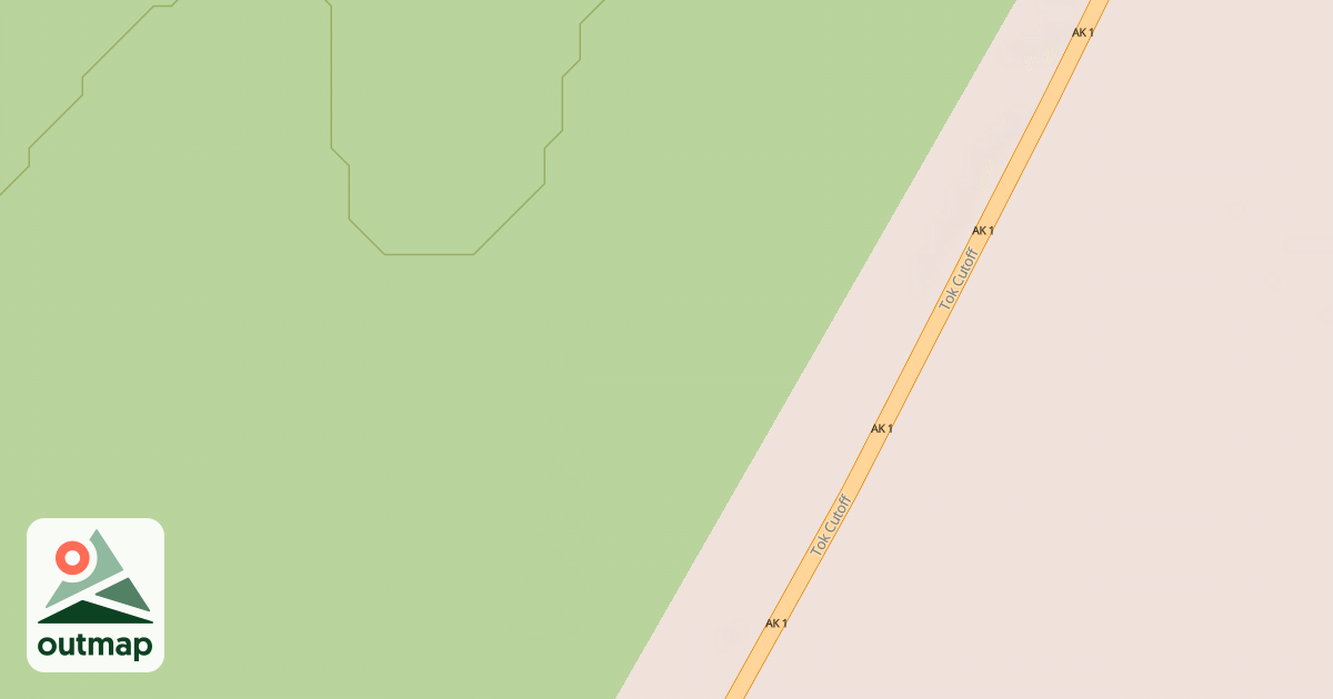 Map of carlson creek/lake