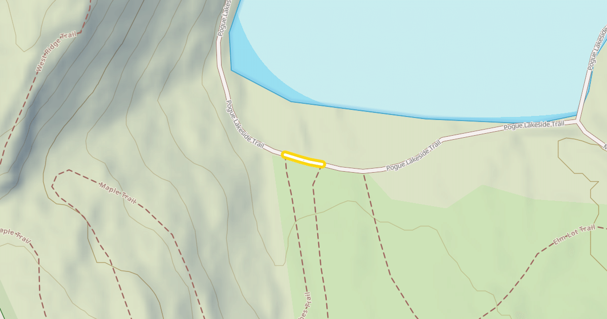 Map preview of Pogue Lakeside Trail