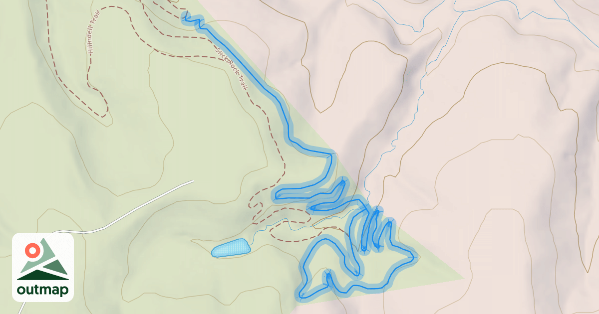 Map of White Rock Trail