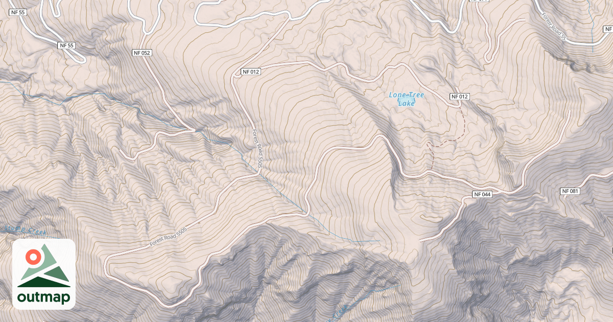 Map of LONE TREE