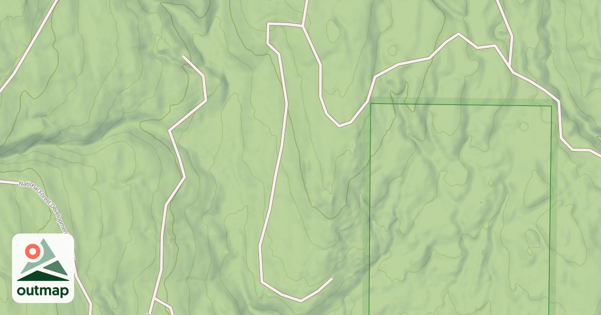 Map of USFS Motor Vehicle Use Map Roads {2FF27609-A2F2-4065-A787-3CBAF036555E}
