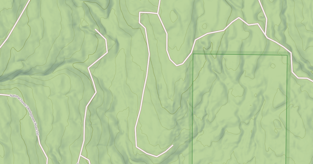 Map preview of USFS Motor Vehicle Use Map Roads {2FF27609-A2F2-4065-A787-3CBAF036555E}