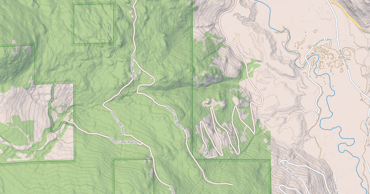 Map preview of FRENCH CREEK E