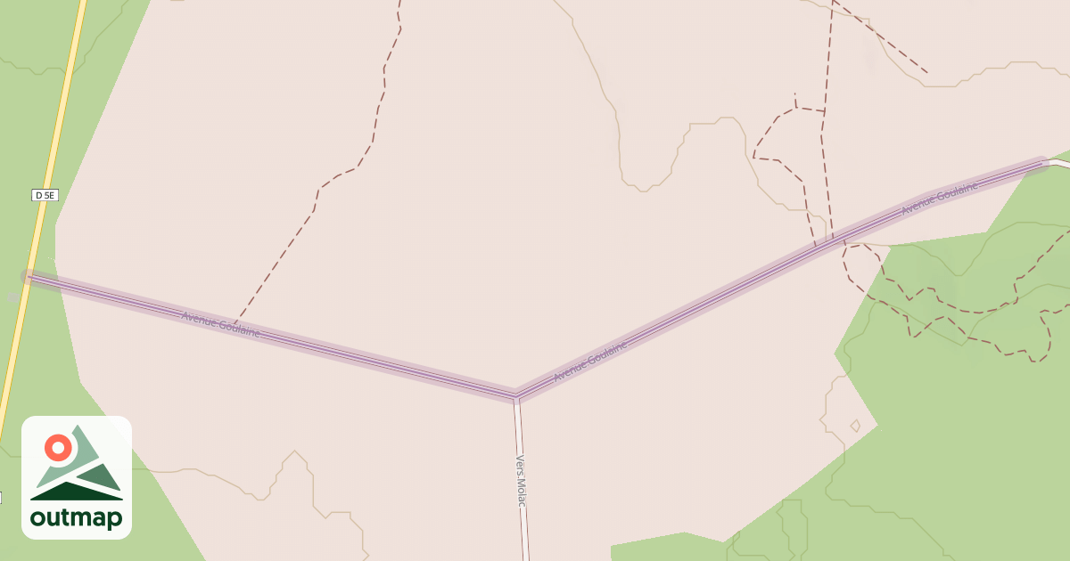 Map of Avenue Goulaine