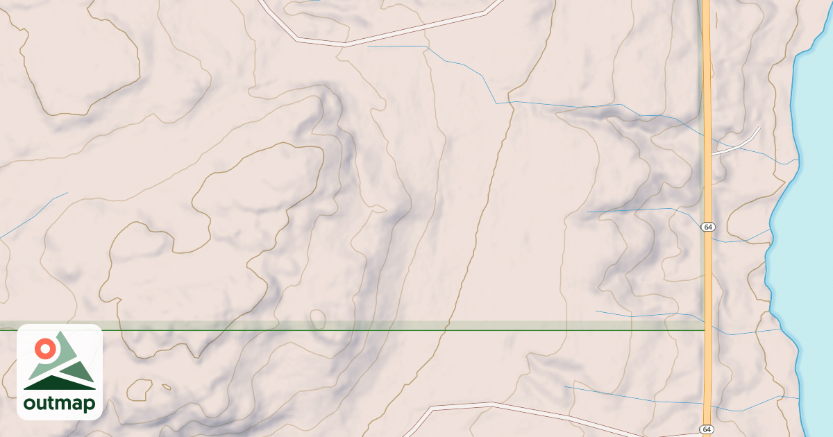 Map of Bessemer Snowmobile #1