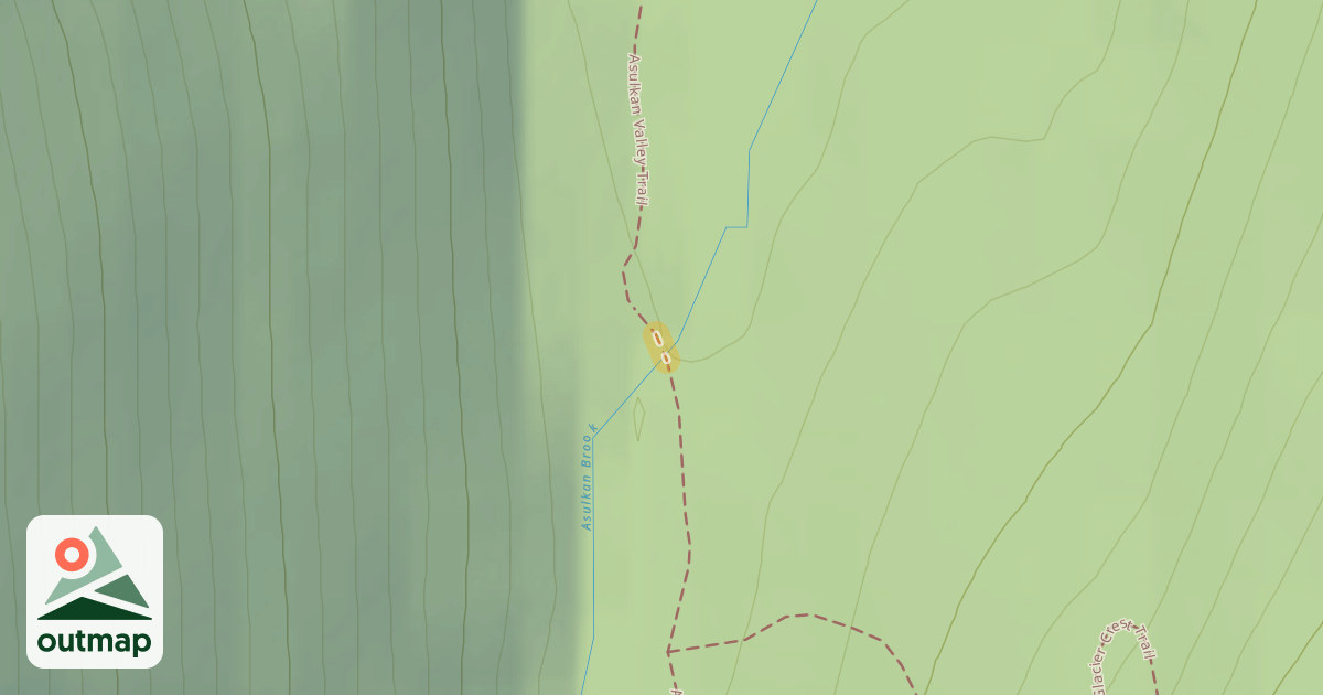 Map of Asulkan Valley Trail