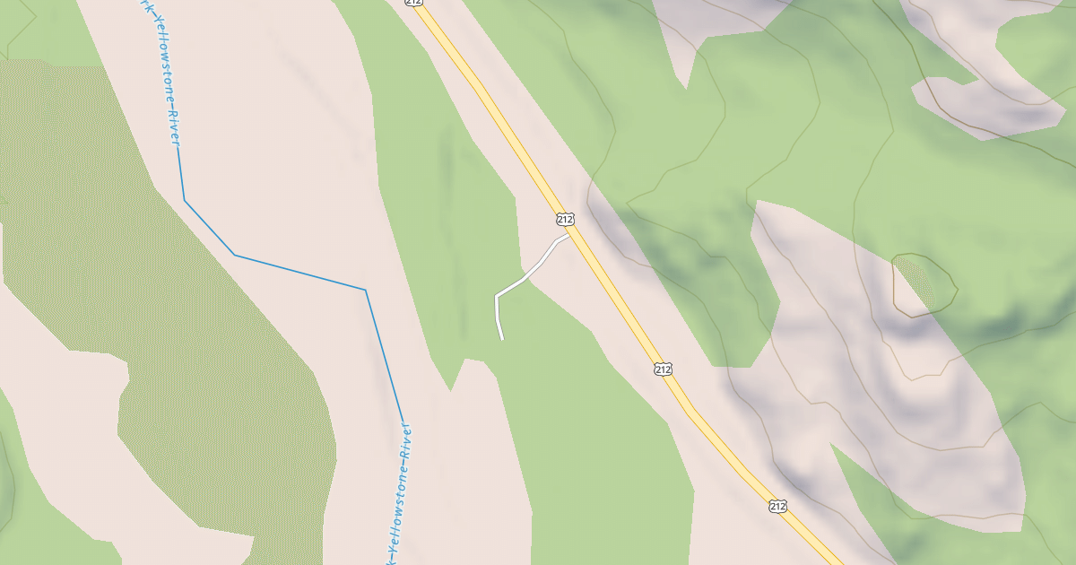 Map preview of CLARKSFORK FISHING ACCESS