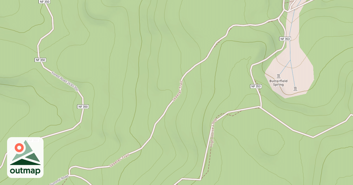 Map of USFS National Forest System Roads {CCD8ED53-3710-4FE1-85A9-975C26B9D255}