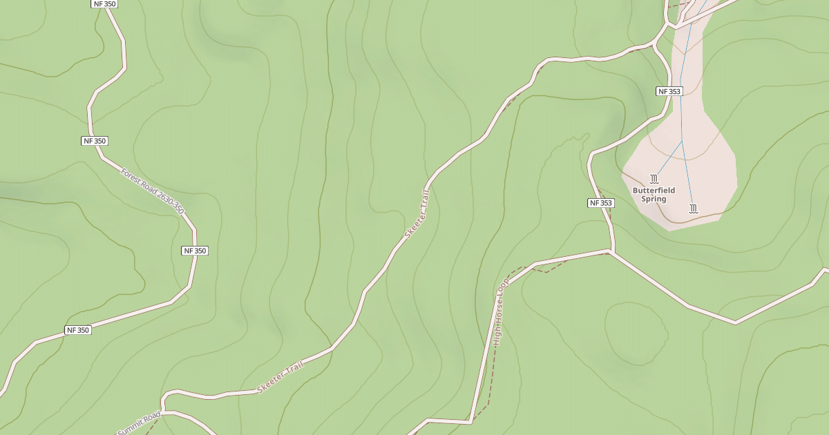 Map preview of USFS National Forest System Roads {CCD8ED53-3710-4FE1-85A9-975C26B9D255}